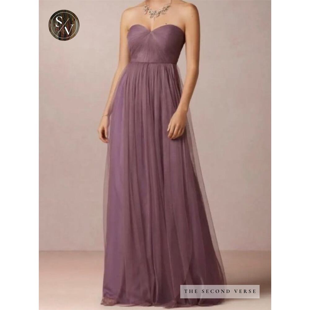 Jenny Yoo Collection BHLDN Anthropologie Annabelle Convertible Dress Size 6 - Picture 2 of 8